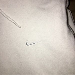 All White Nike Hoodie